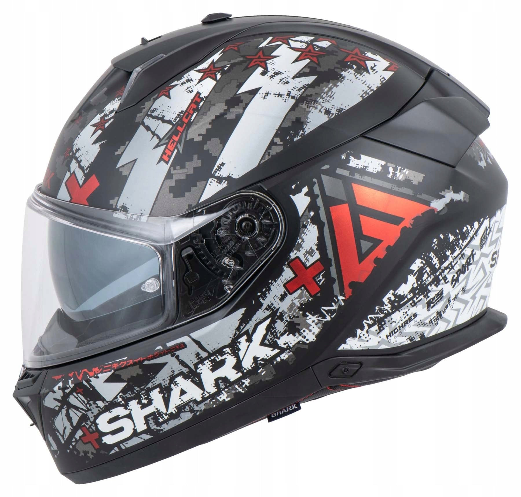 SHARK SKWAL I3 Hellcat Integral Tourist Motorcycle Helmet For City Size L