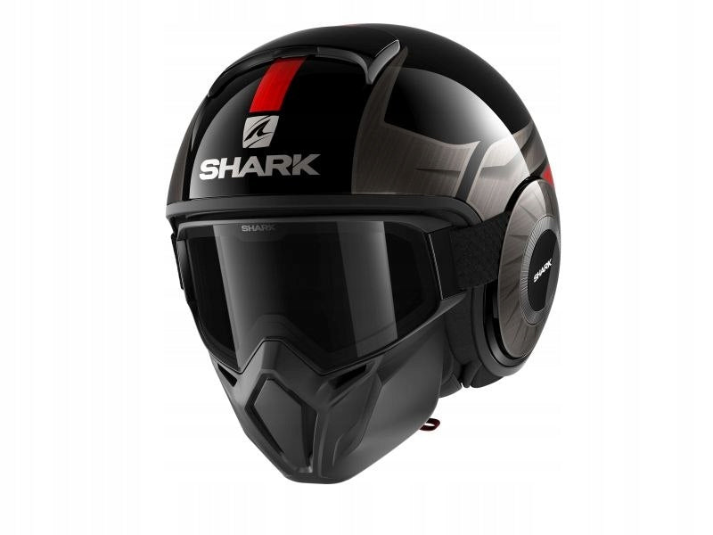 SHARK STREET-DRAK TRIBUTE RM BLK/RED/ANTHRACT XS PROMO%