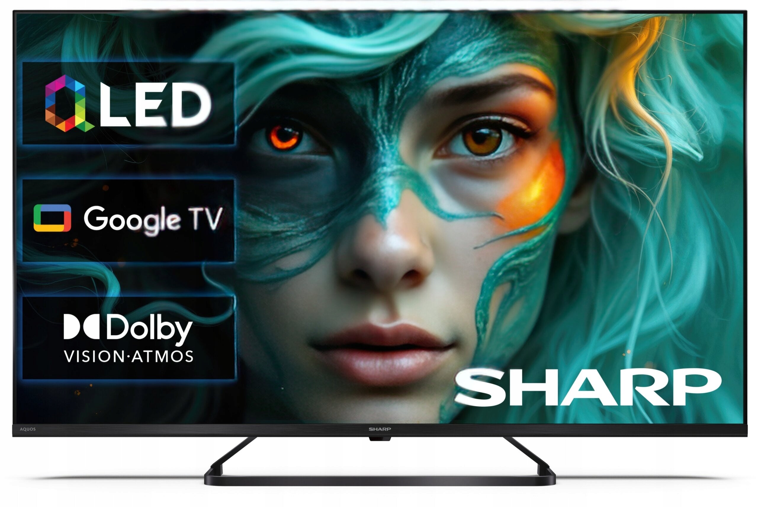 SHARP 43HP6765E 43" QLED 4K Google TV Dolby Atmos Dolby TV type QLED