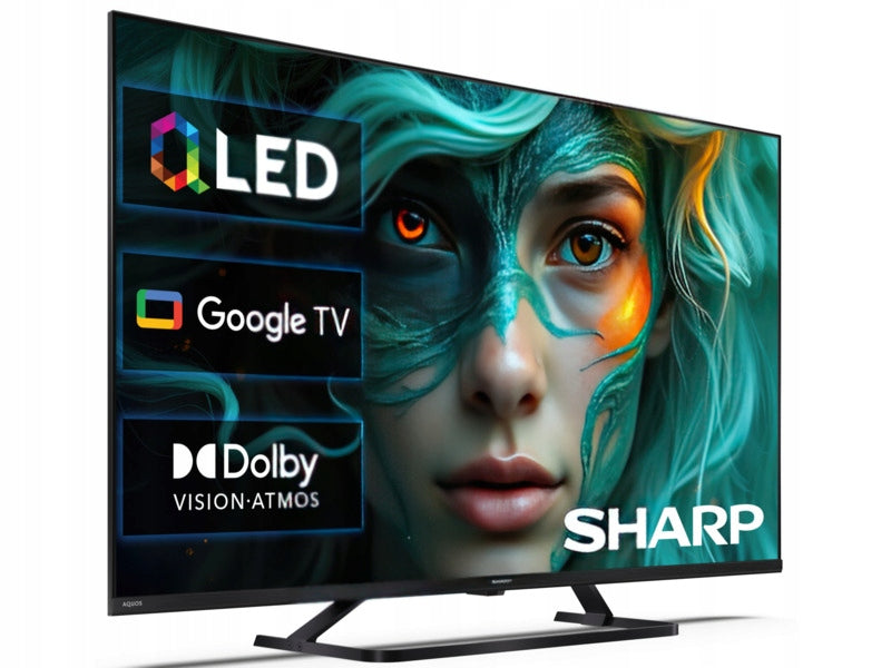 SHARP 43HP6765E 43" QLED 4K Google TV Dolby Atmos Dolby