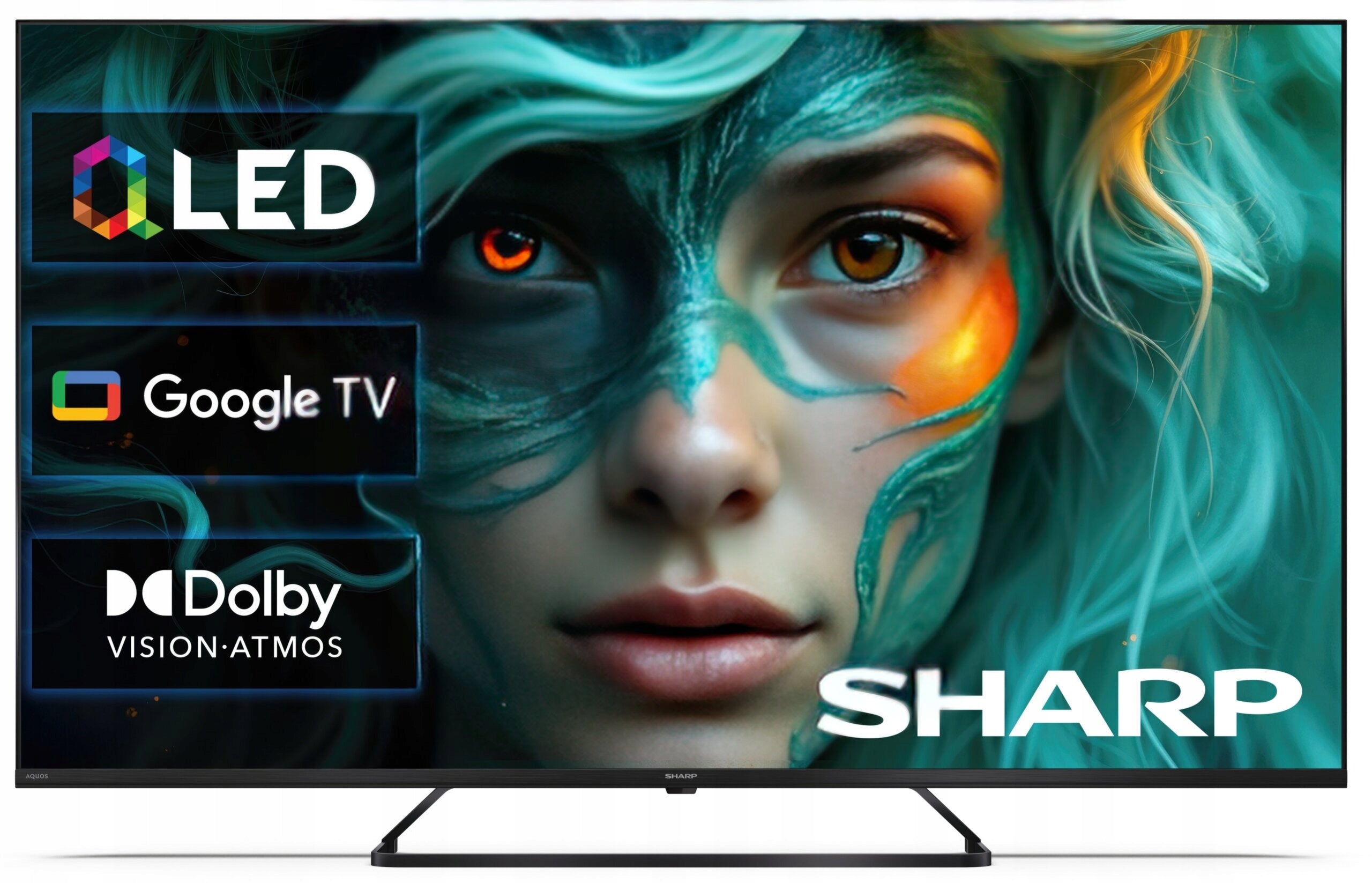 SHARP 55HP6765E 55" QLED 4K Google TV Dolby Atmos TV type LED