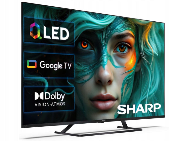 SHARP 55HP6765E 55" QLED 4K Google TV Dolby Atmos