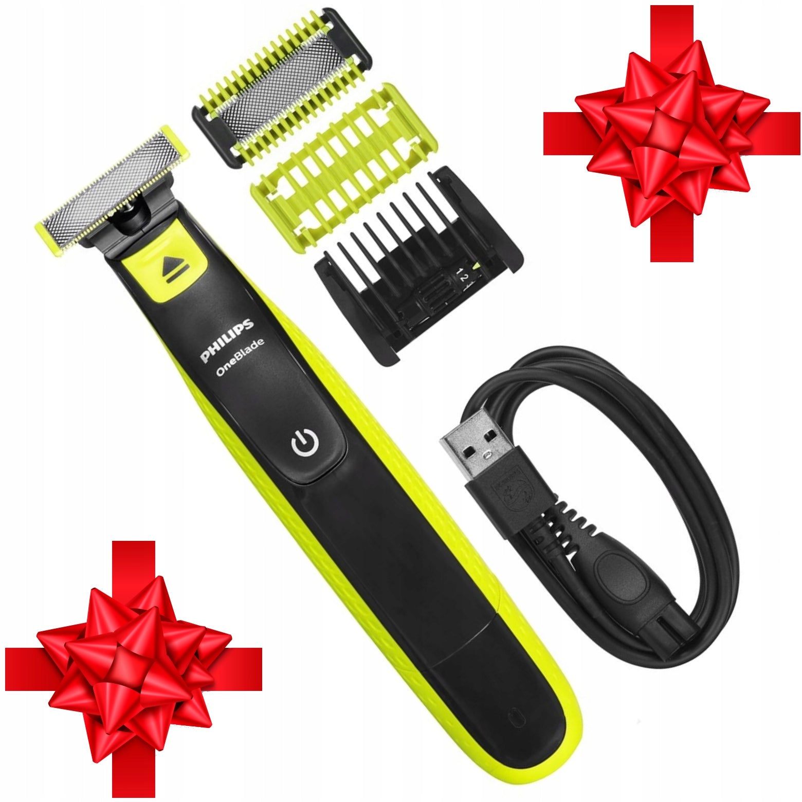 SHAVER BEARD AND BODY CLIPPER PHILIPS ONEBLADE GIFT CHRISTMAS