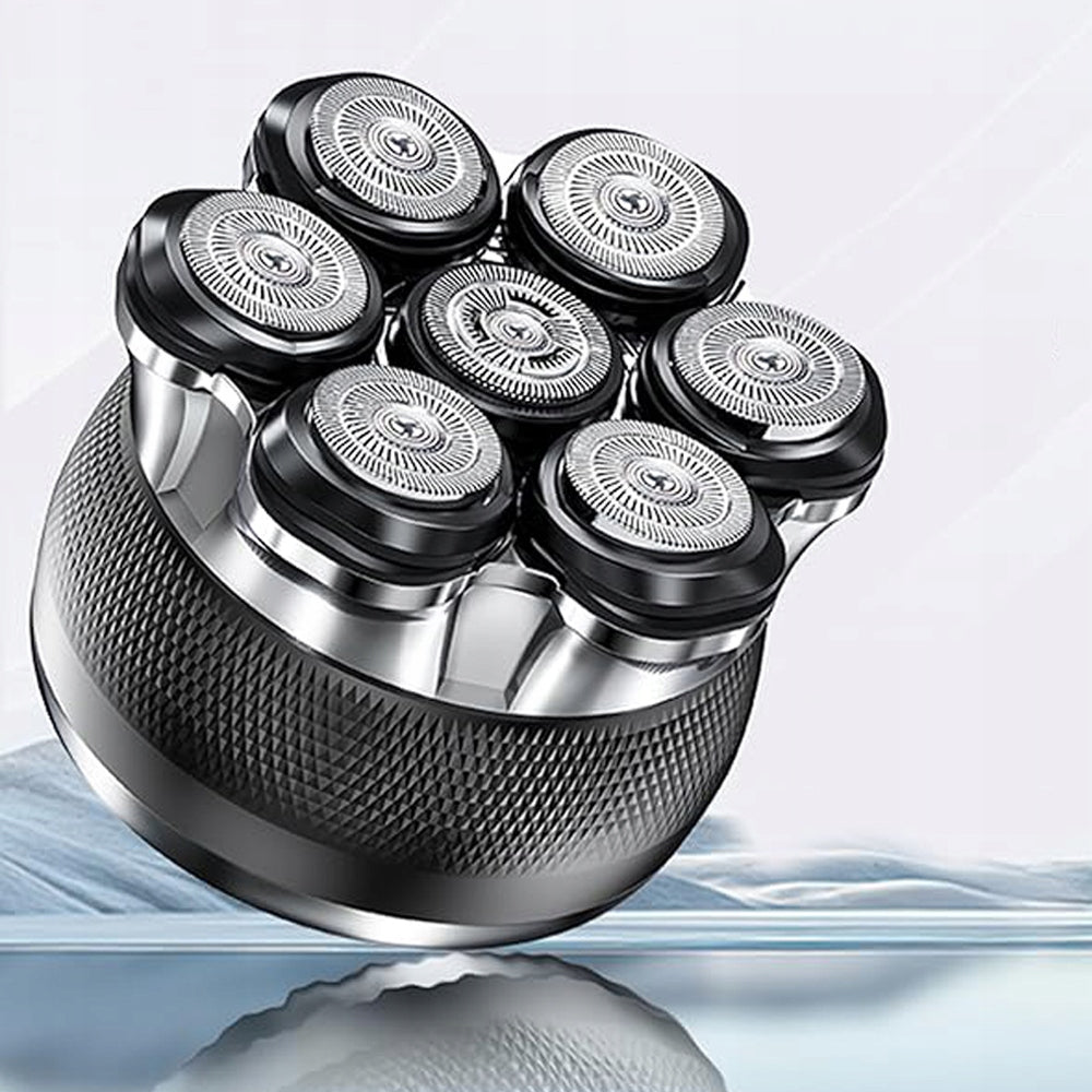 SHAVER MEN'S BEARD FACE GRINDER ELECTRIC TRIMMER 7 HEAD BLACK Brand no brand