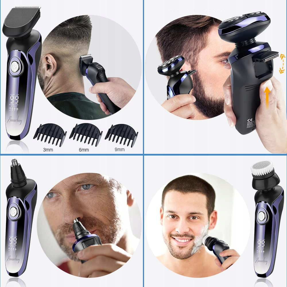 SHAVER MEN'S BEARD SHAVING MACHINE HEAD ELECTRIC TRIMMER 5 IN 1 Brand no brand