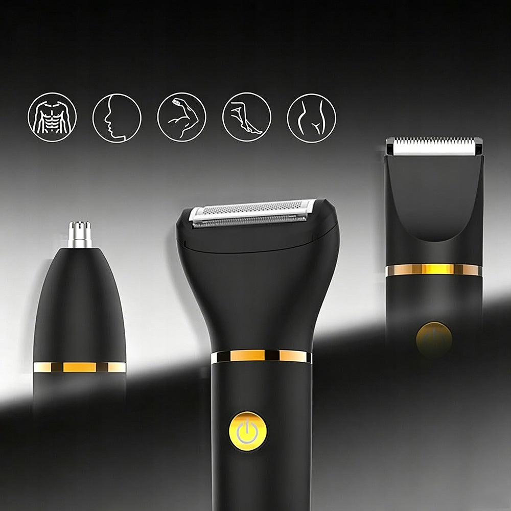 SHAVER MEN'S ELECTRIC BEARD SHAVER BODY BEARD + TRIMMER Packaging status original