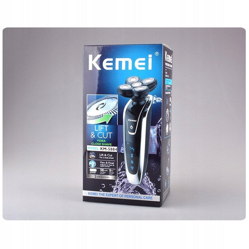 SHAVER MEN'S ELECTRIC RAZOR FOR SHAVING BEARD HAIR TRIMMER Manufacturer code KM-5886