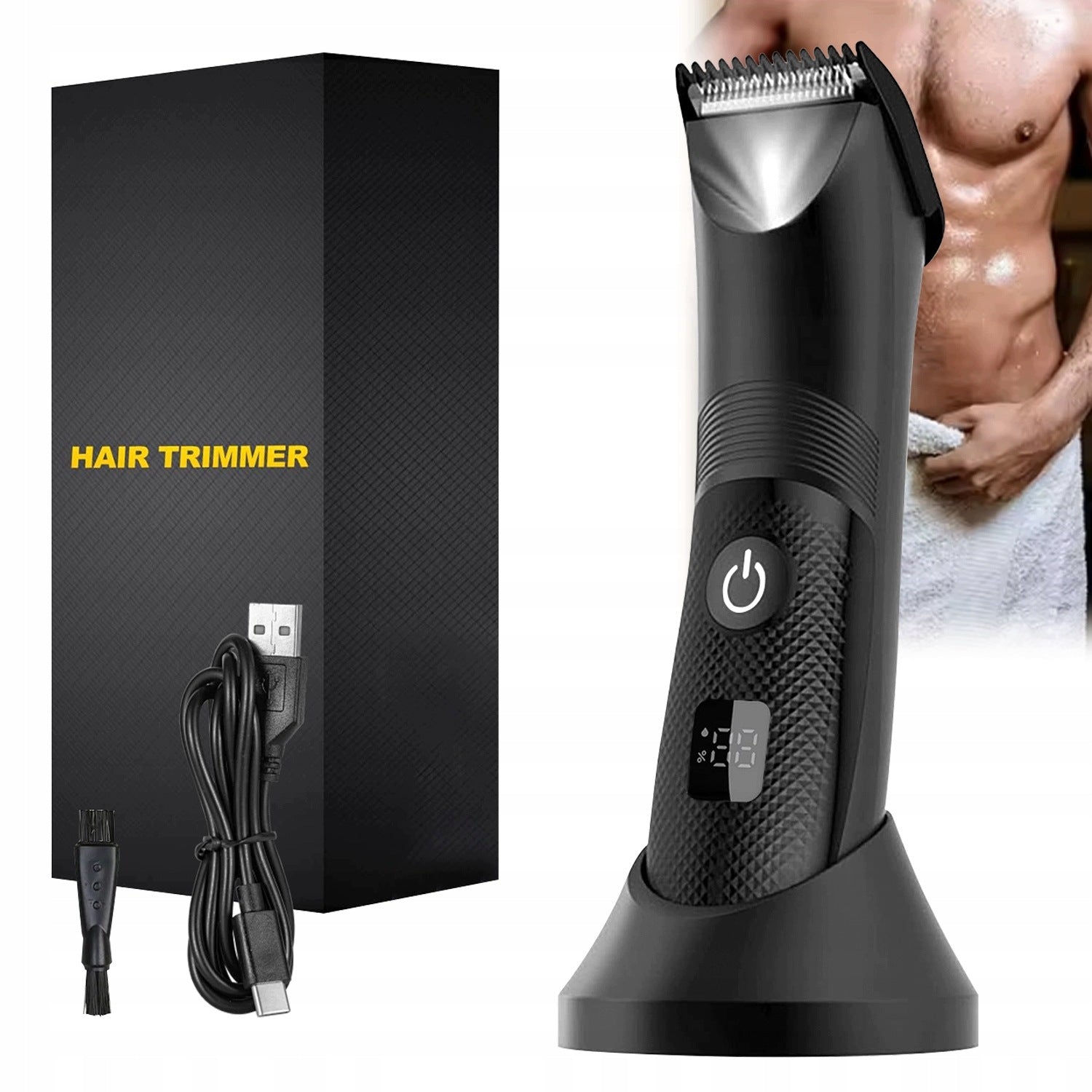SHAVER MEN'S TRIMMER 5W BEARD HAIR WIRELESS SHAVING