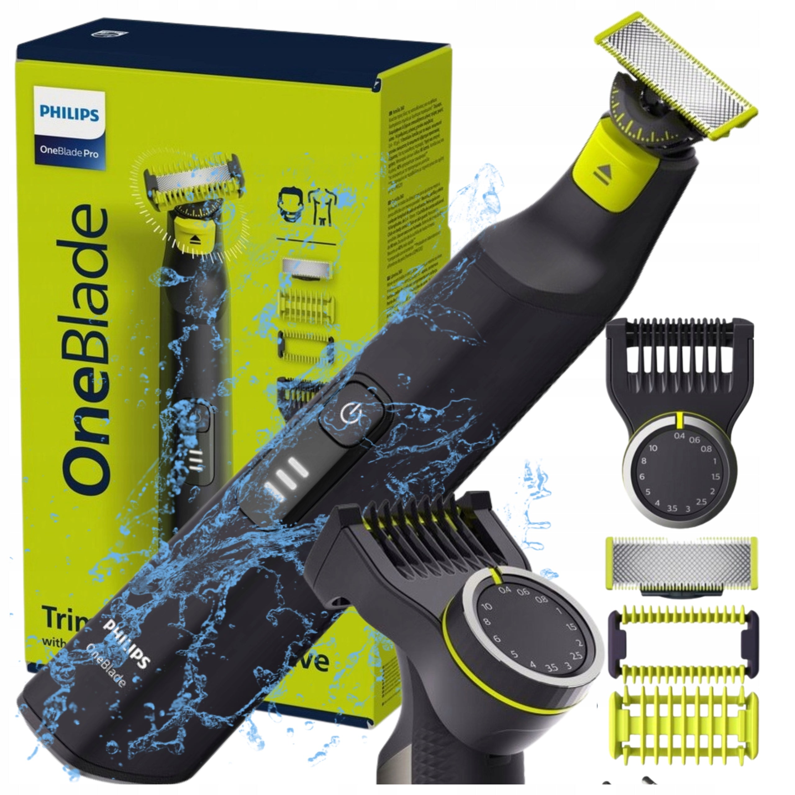SHAVER PHILIPS ONE BLADE 360 DRY AND WET RAZOR + BLADE