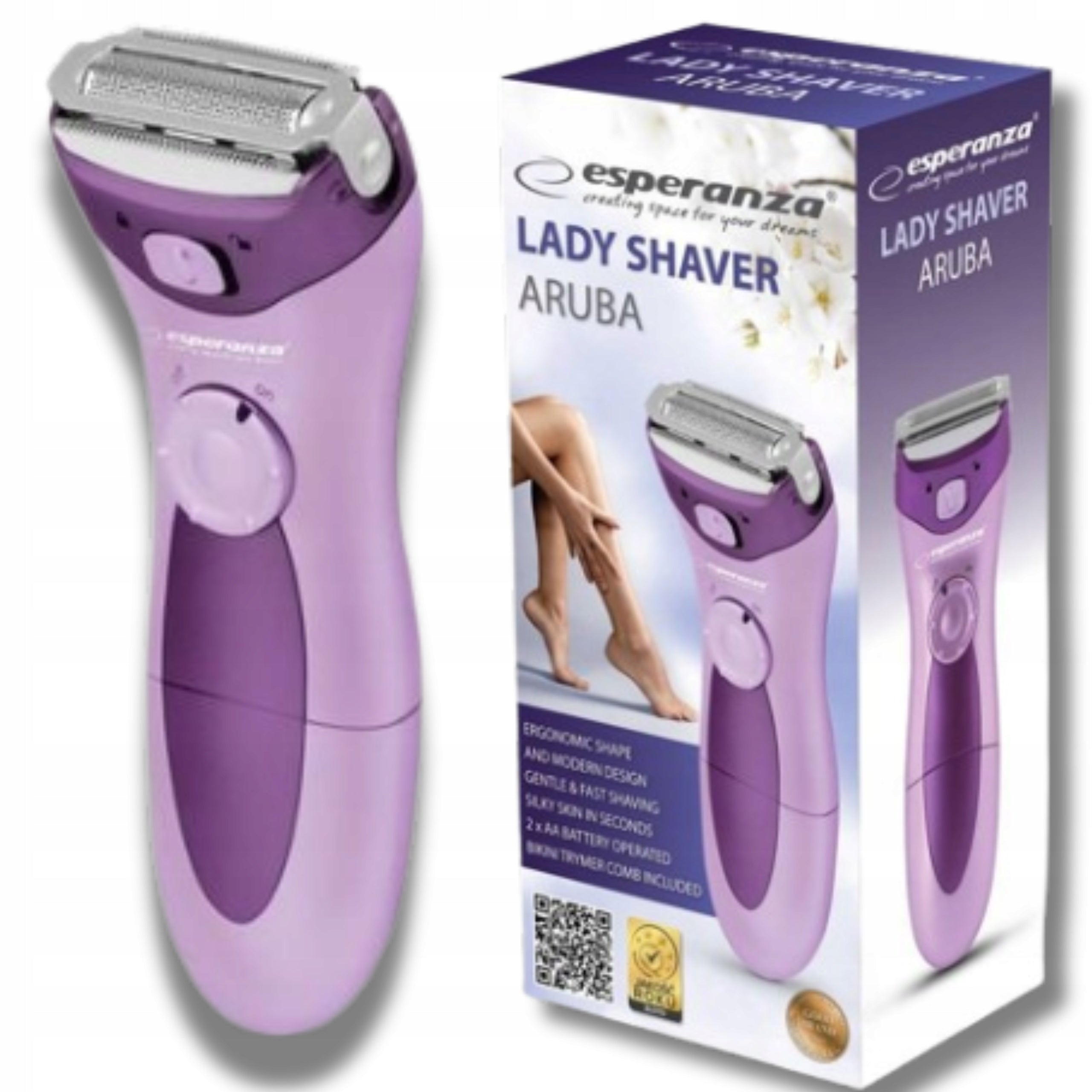 SHAVER WOMEN'S EPILATOR LEG BODY TRIMMER CORDLESS RAZOR SMALL Packaging status original