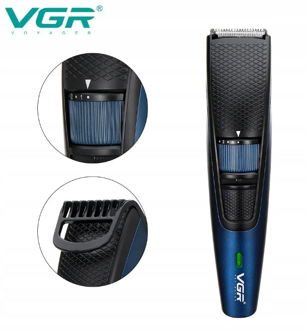 SHAVING MACHINE TRIMMER MEN'S HAIR SHAVER 600 mAh VGR V-053B USB Packaging status original