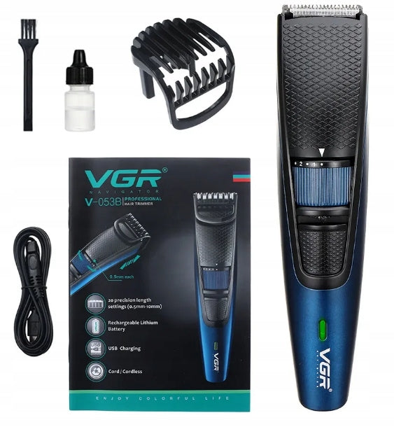 SHAVING MACHINE TRIMMER MEN'S HAIR SHAVER 600 mAh VGR V-053B USB