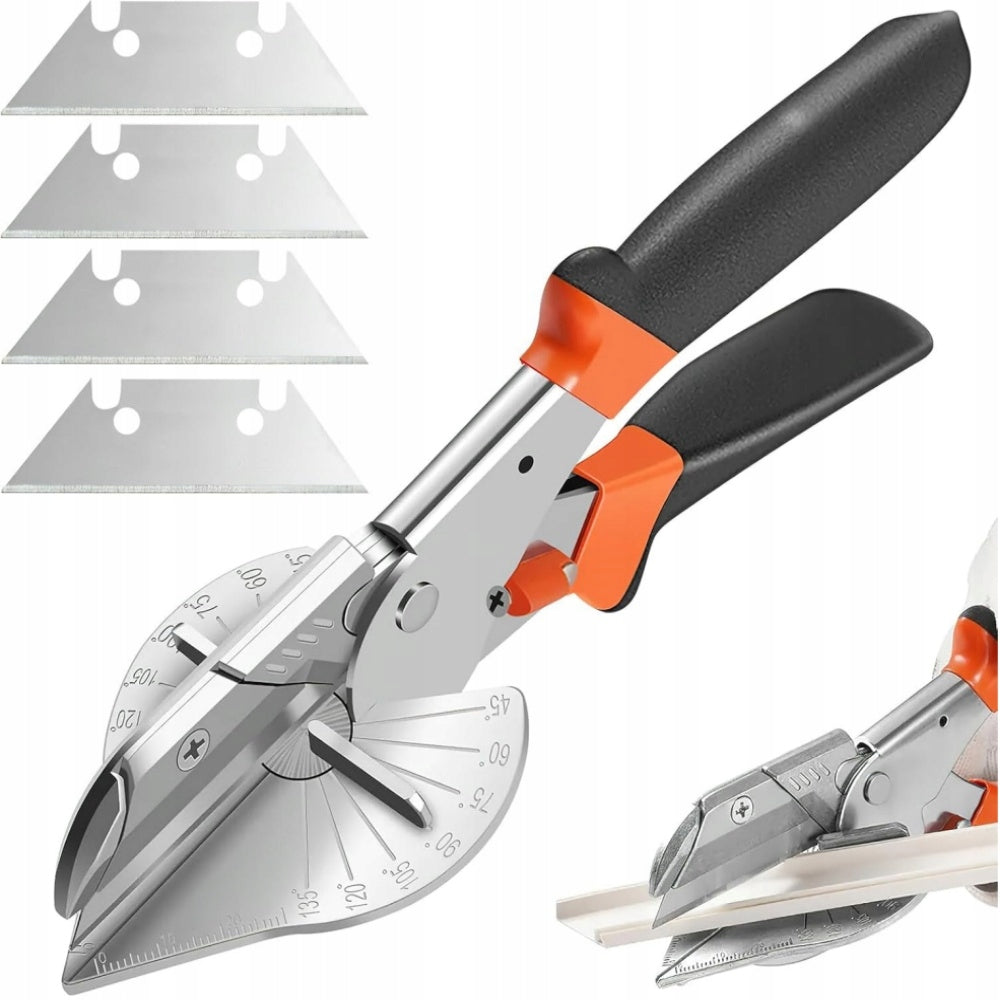 SHEARS FOR CUTTING AGAINST SEALS PROFILE STRIPS WITH PROTRACTOR 10 blades Kind side cutting pliers