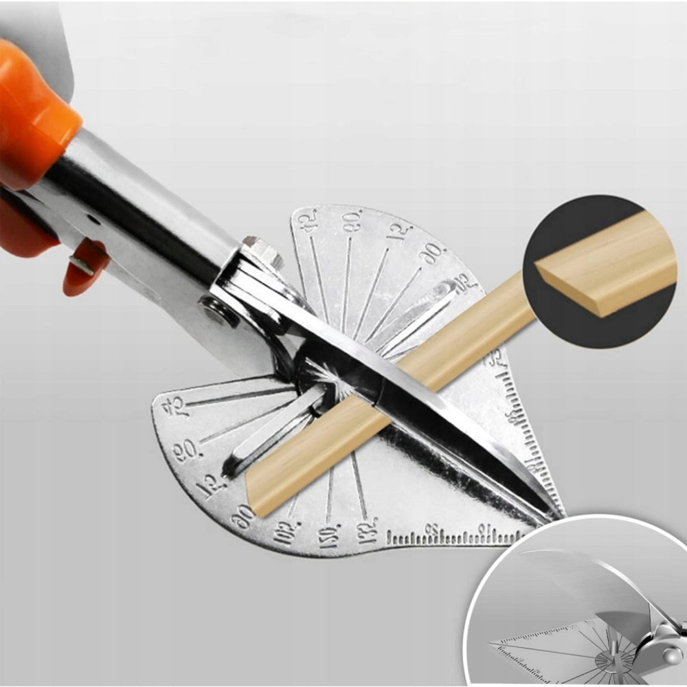 SHEARS FOR CUTTING AGAINST SEALS PROFILE STRIPS WITH PROTRACTOR 10 blades Product weight with unit packaging 0.46 kg