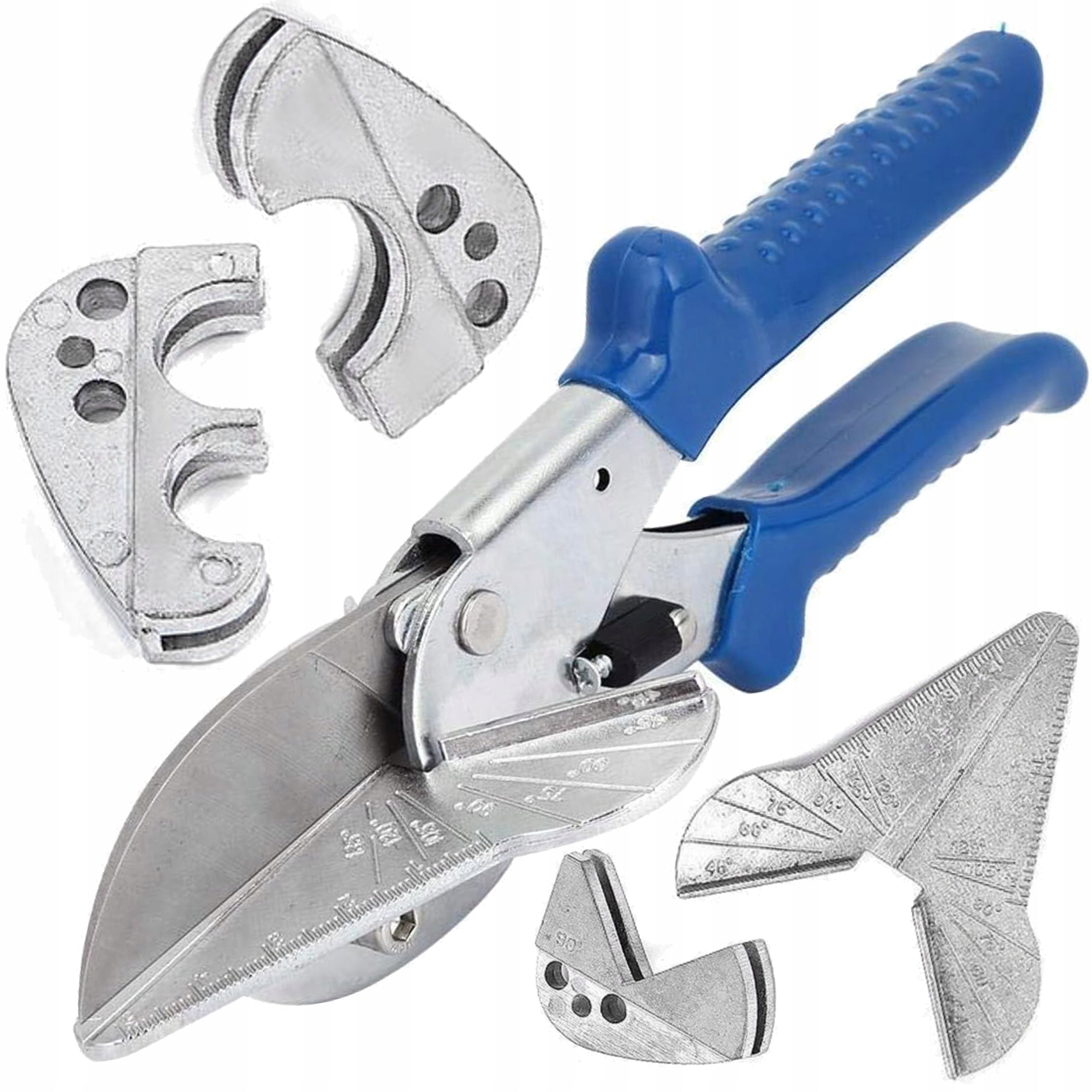 SHEARS FOR CUTTING PROFILE STRIPS GASKETS WITH PROTRACTOR 3 BLADES
