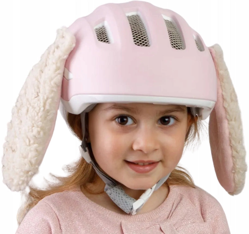SHEEP EARS bicycle helmet ornament for bike scooter Velcro skis