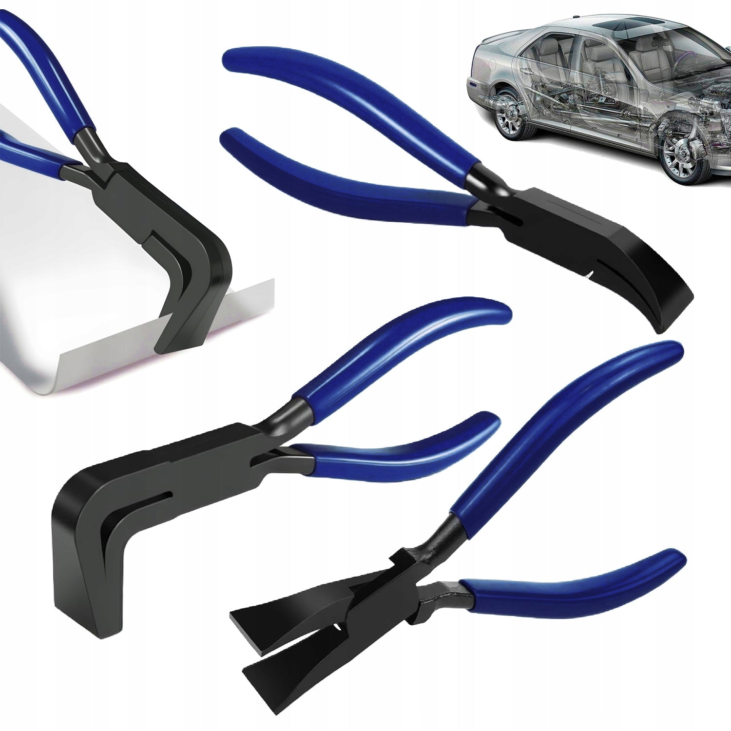 SHEET METAL BENDING PLIERS BLUE SET OF 3 PIECES 45 90 180 DEGREES