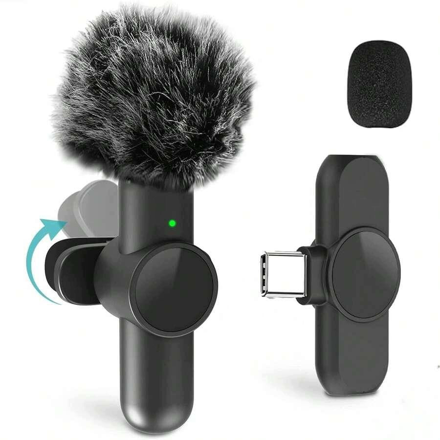 SHEIN BLACK WIRELESS MICROPHONE