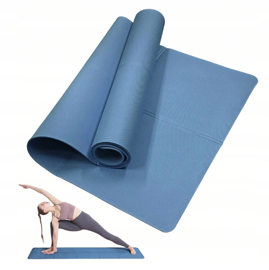 SHEIN BLUE EXERCISE MAT S07__173X61