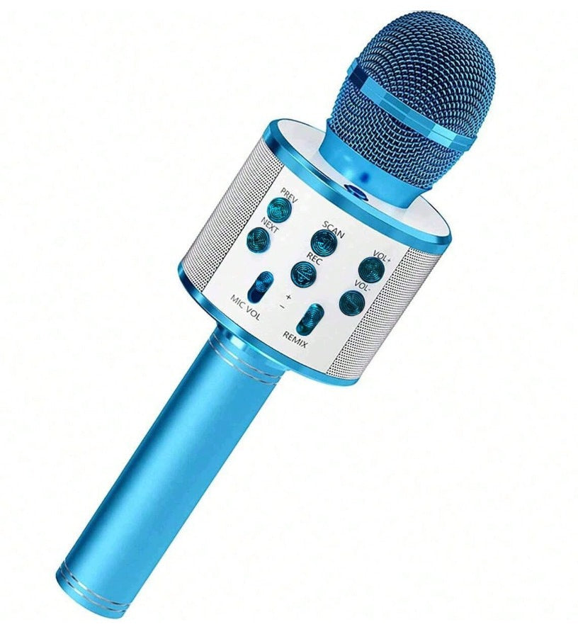 SHEIN BLUE MICROPHONE FOR KARAOKE S07