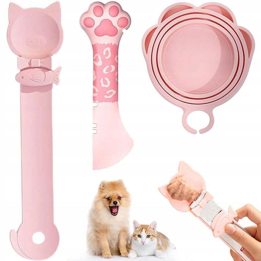 SHEIN PINK CAT FEEDING SET LL1 S07
