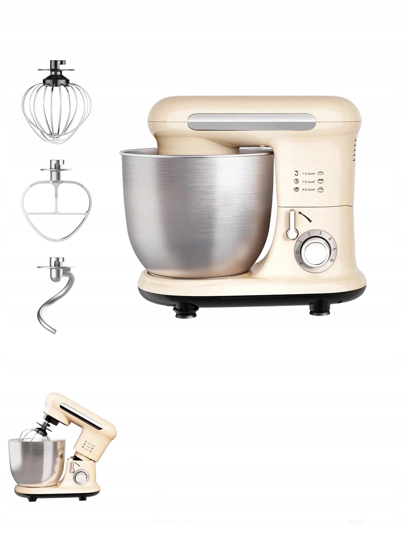 SHEIN PLANETARY FOOD PROCESSOR BEIGE 26/30 1LA Power rating 1000 W