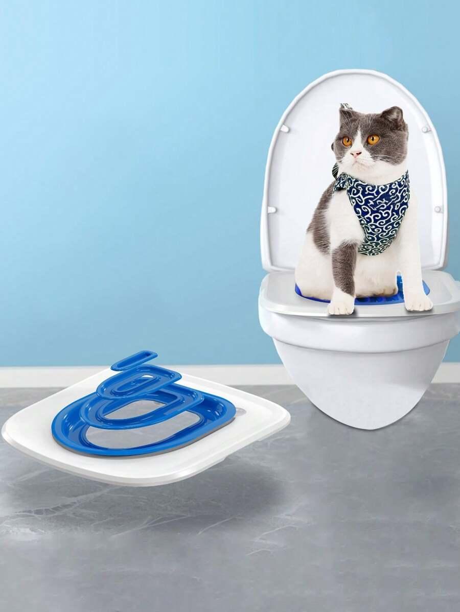 SHEIN PLASTIC TOILET SEAT COVER LITTER BOX FOR PET
