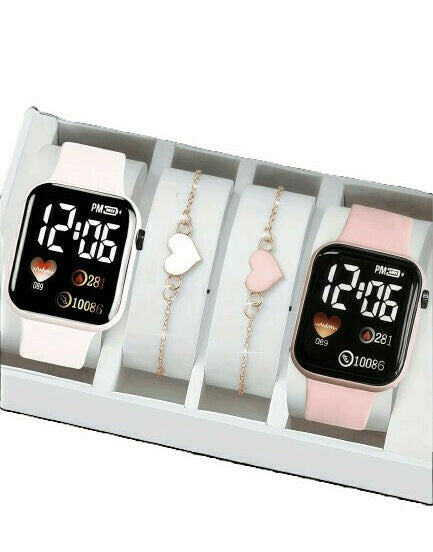 SHEIN SMARTWATCH SET BRACELET 4-PACK S07__