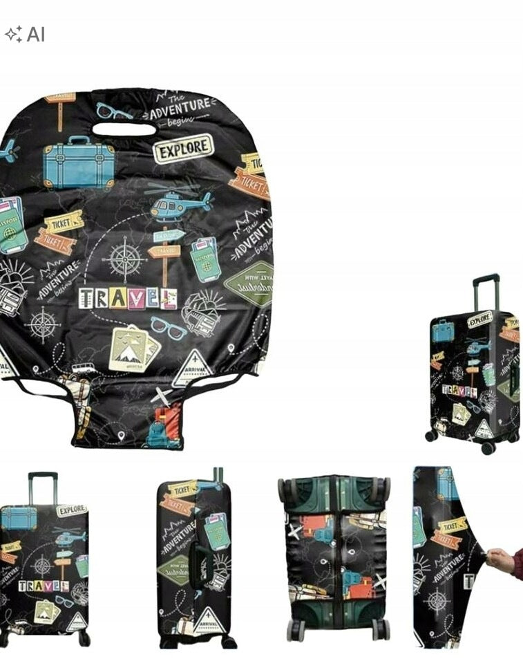 SHEIN SUITCASE COVER PRINT S07__41X58CM