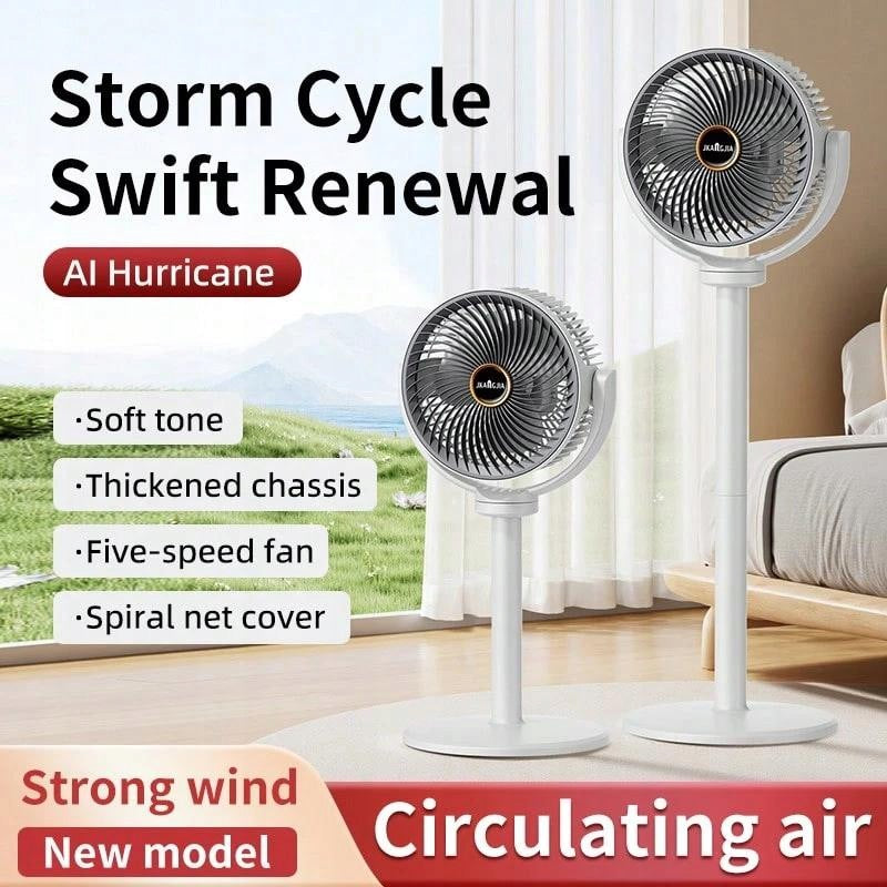 SHEIN WHITE STANDING FAN S07 Brand Shein