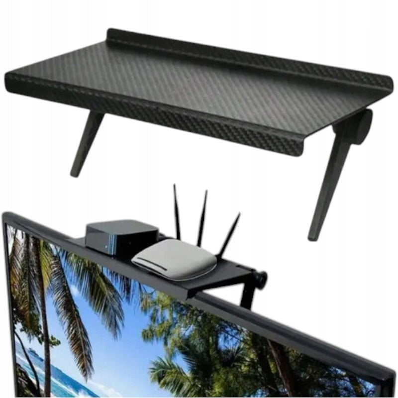 SHELF APPLIED TO TV MONITOR HOLDER DECODER STAND DVBT ROUTER MODEM L