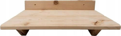 SHELF LARGE WOODEN CAT BED 40 X 27 CM Brand QLS