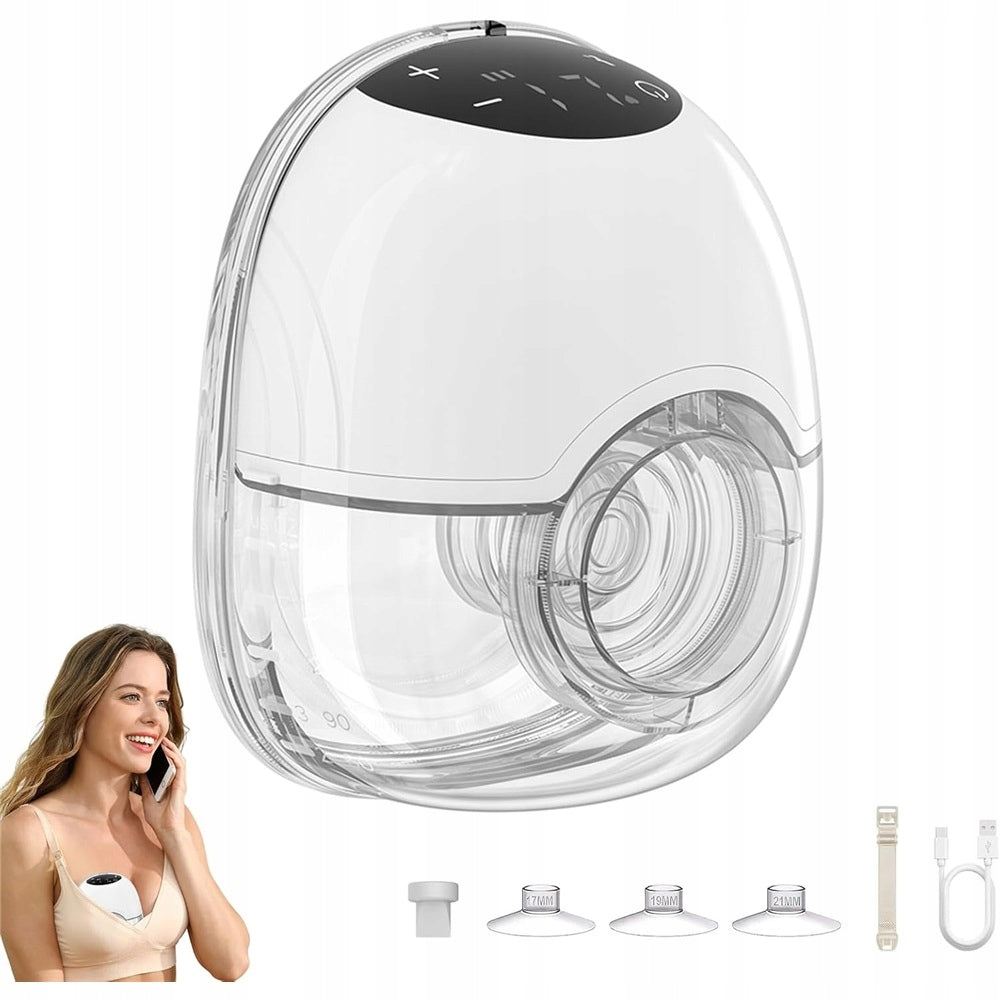 SHELL BREAST PUMP ELECTRIC WIRELESS HANDS-FREE PORTABLE 180ML Packaging status original