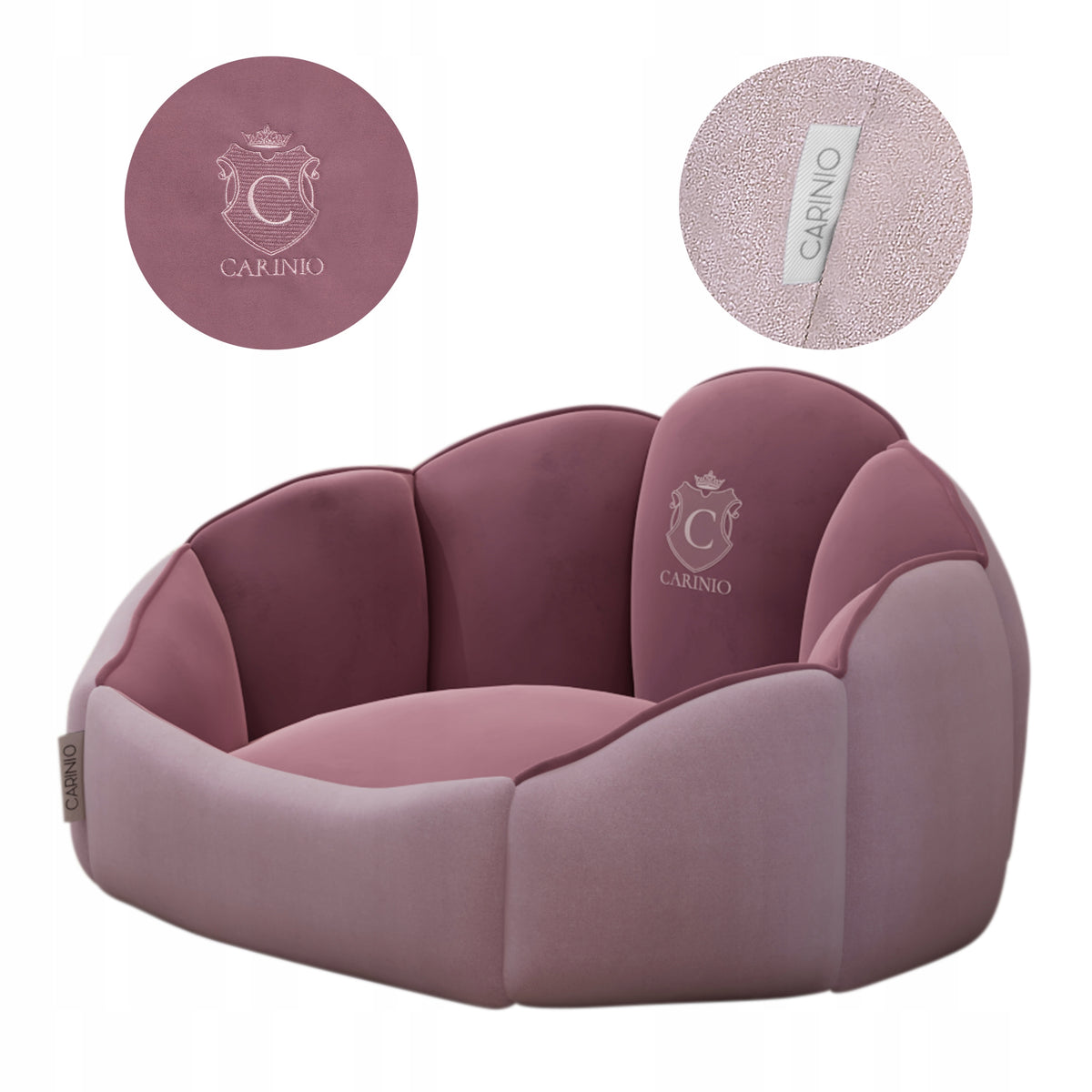 SHELL Dog Bed for Small Medium Dogs Safe Comfortable 58x65cm