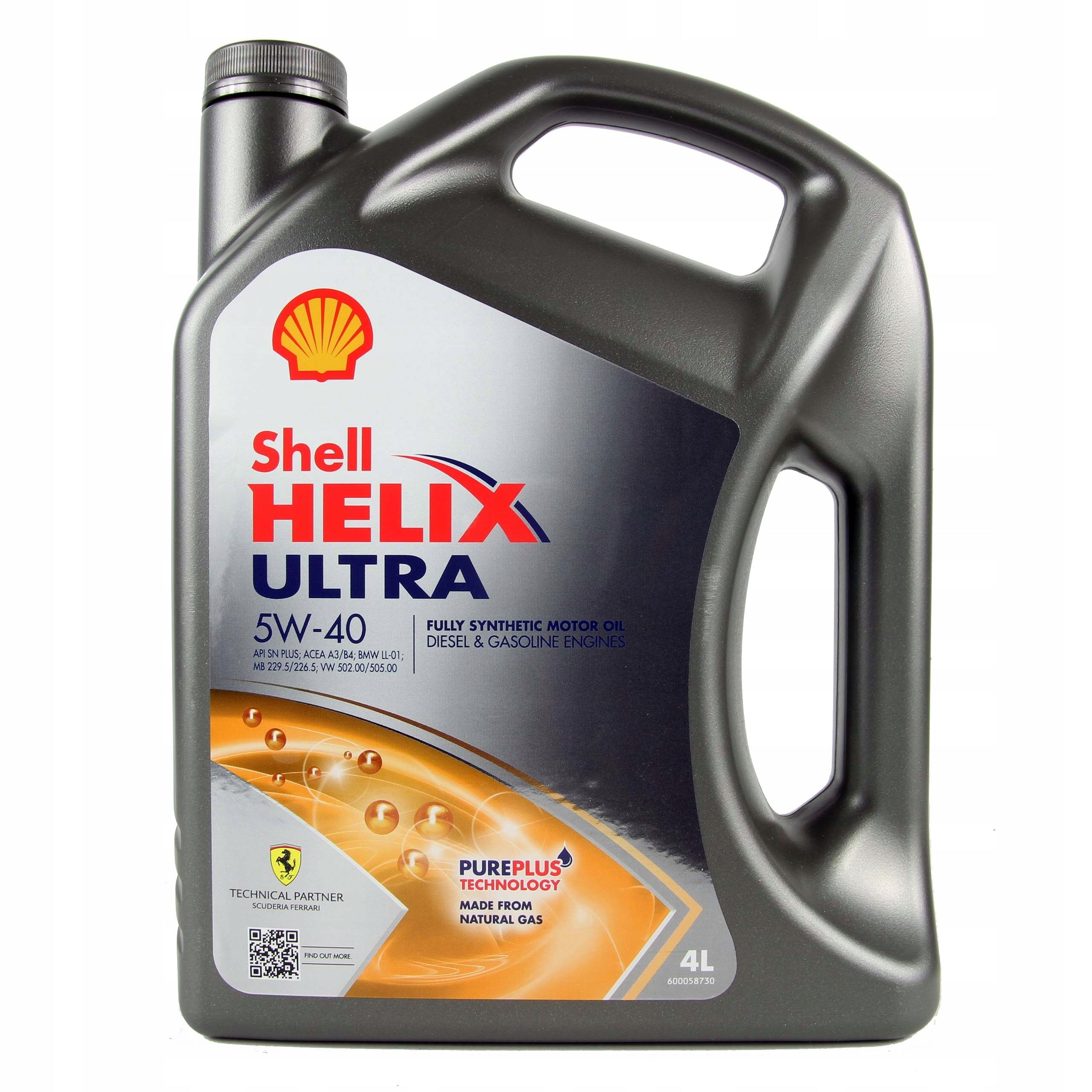 Motoröl Shell HELIX Ultra 5W-40, 4L 
