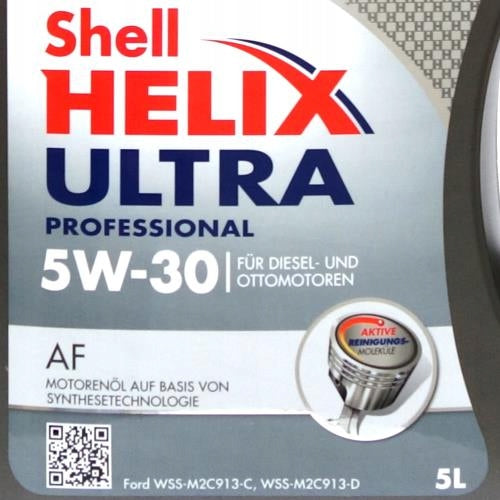 Schmiermittel Shell Helix Ultra Professional AF 5W-30 