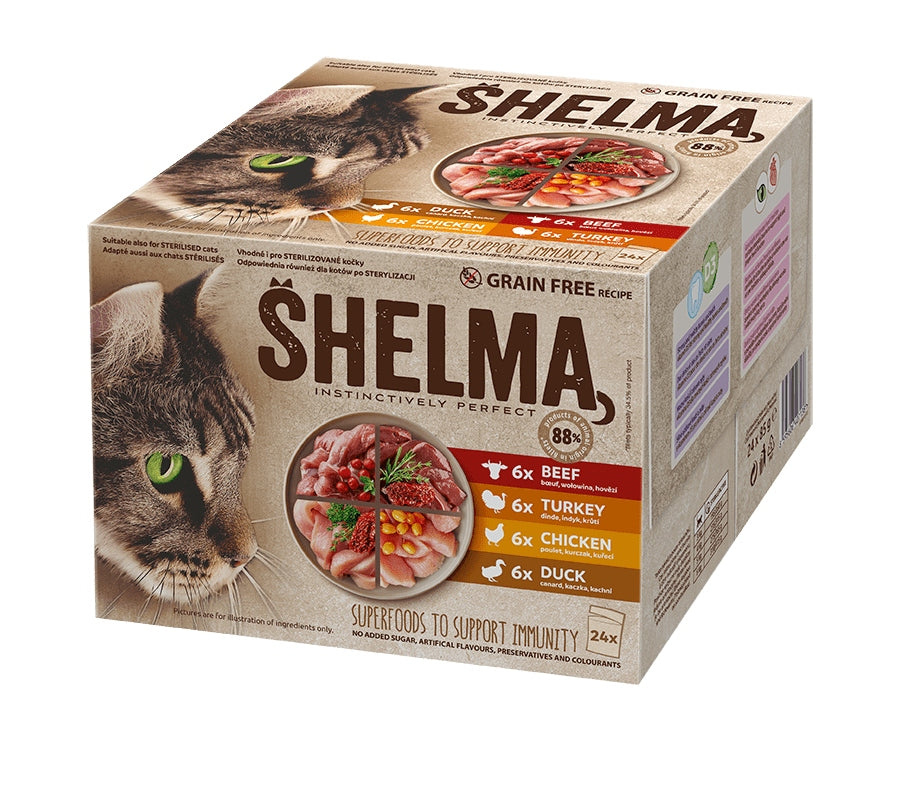 SHELMA Mobile selection of stew fillets 24 x 85 g