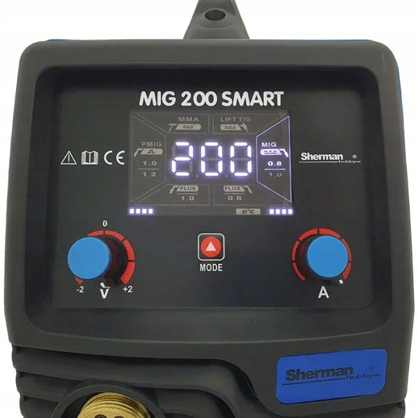 SHERMAN MIG 200 SMART 200A MMA TIG LIFT 3IN1 WELDING MACHINE Power consumption 4.6 kVA