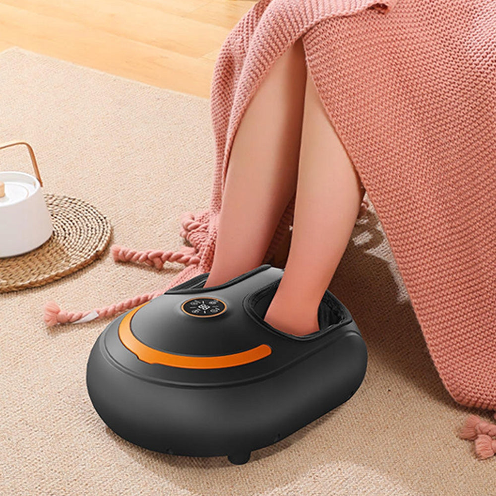 SHIATSU FOOT MASSAGER WITH 4 MASSAGE MODES, 6 AIR LEVELS + REMOTE CONTROL Model AMJ-4784