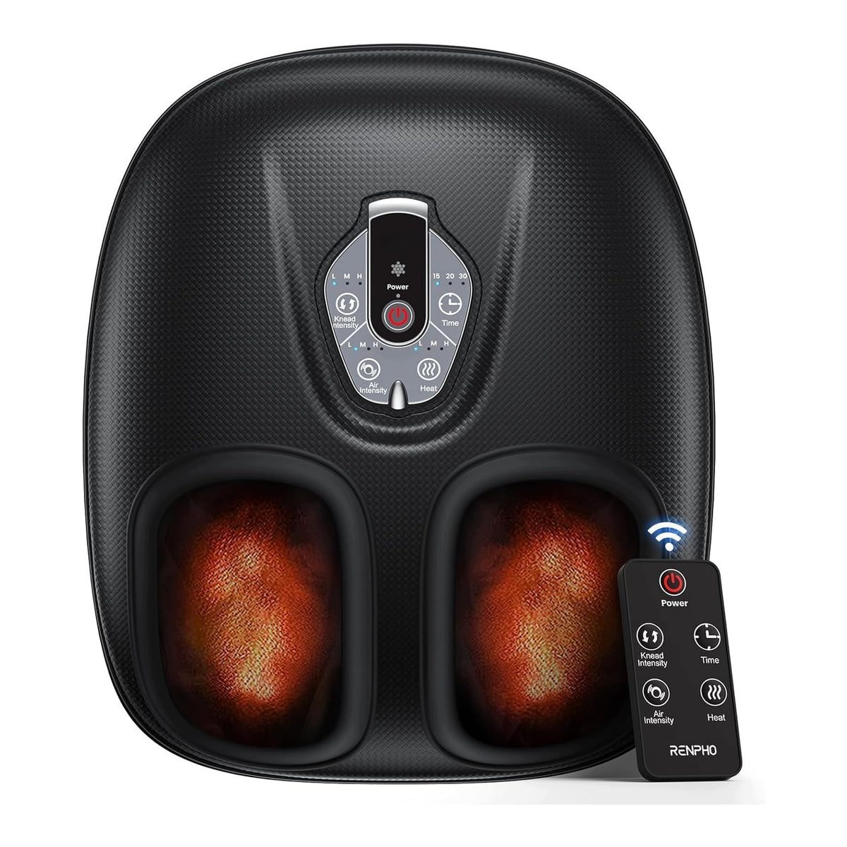 SHIATSU FOOT MASSAGER WITH HMT COMPRESSION HEATED RELAXATION FOR LEGS HIT