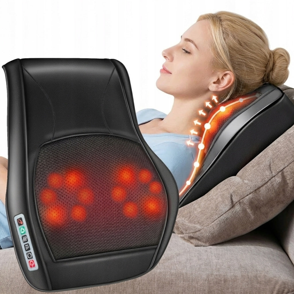 SHIATSU MASSAGE PILLOW BACK HEATING MASSAGER NECK BODY BACK LEG Manufacturer code 5908085332519