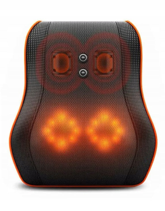 SHIATSU MASSAGE PILLOW FOR BACK NECK BODY LEGS HANDS QUIET HEATING Packaging status original