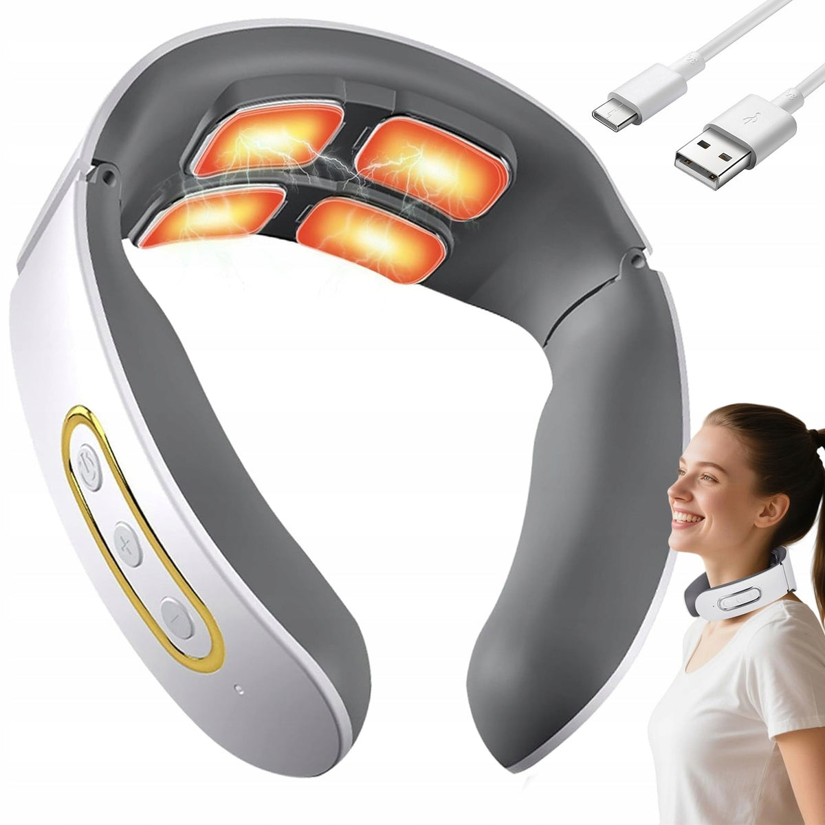 SHIATSU MASSAGER FOR BACK NECK WARMING ELECTRIC NECK MASSAGER
