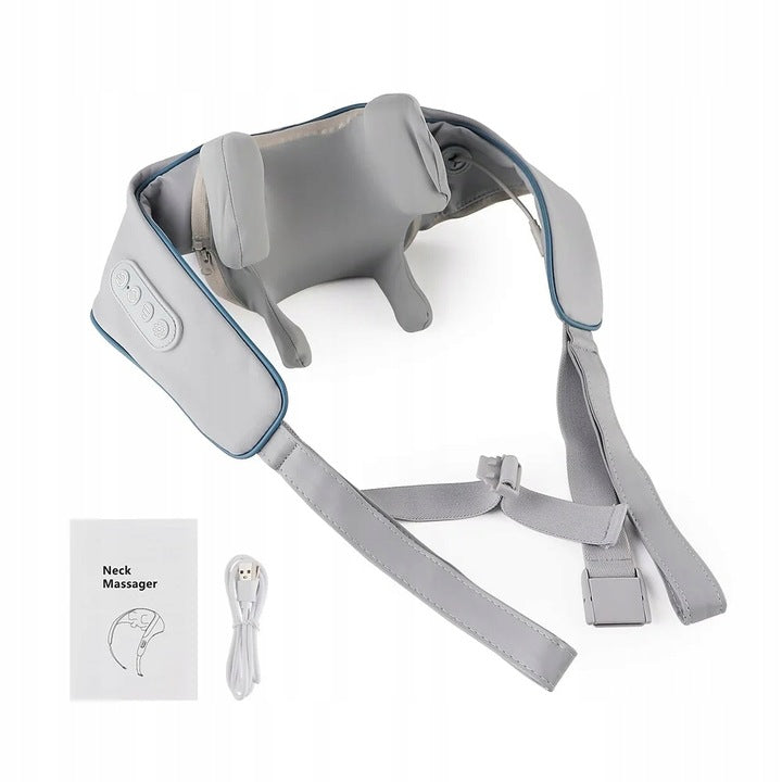SHIATSU MASSAGER FOR NECK BACK FEET BODY WARMING GIFT MOM'S DAY Manufacturer code MASAŻER DO SZYI KARKU PLECÓW RAMION