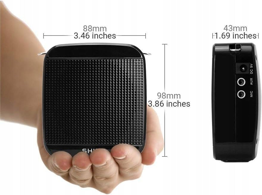 SHIDU S613 Voice Amplifier 18W Microphone Portable Battery Brand no brand