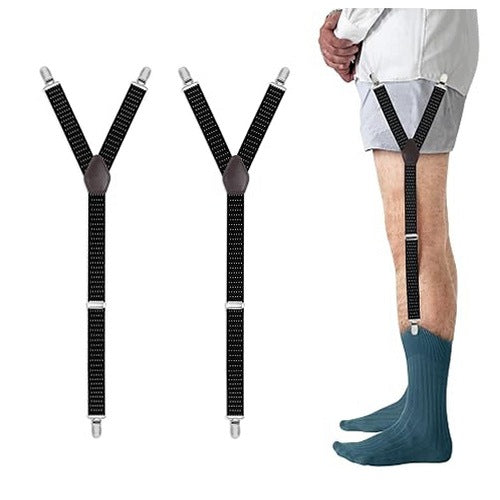 SHIRT HOLDER MEN'S Y STYLE NON-SLIP BUCKLES RUBBER TAPE