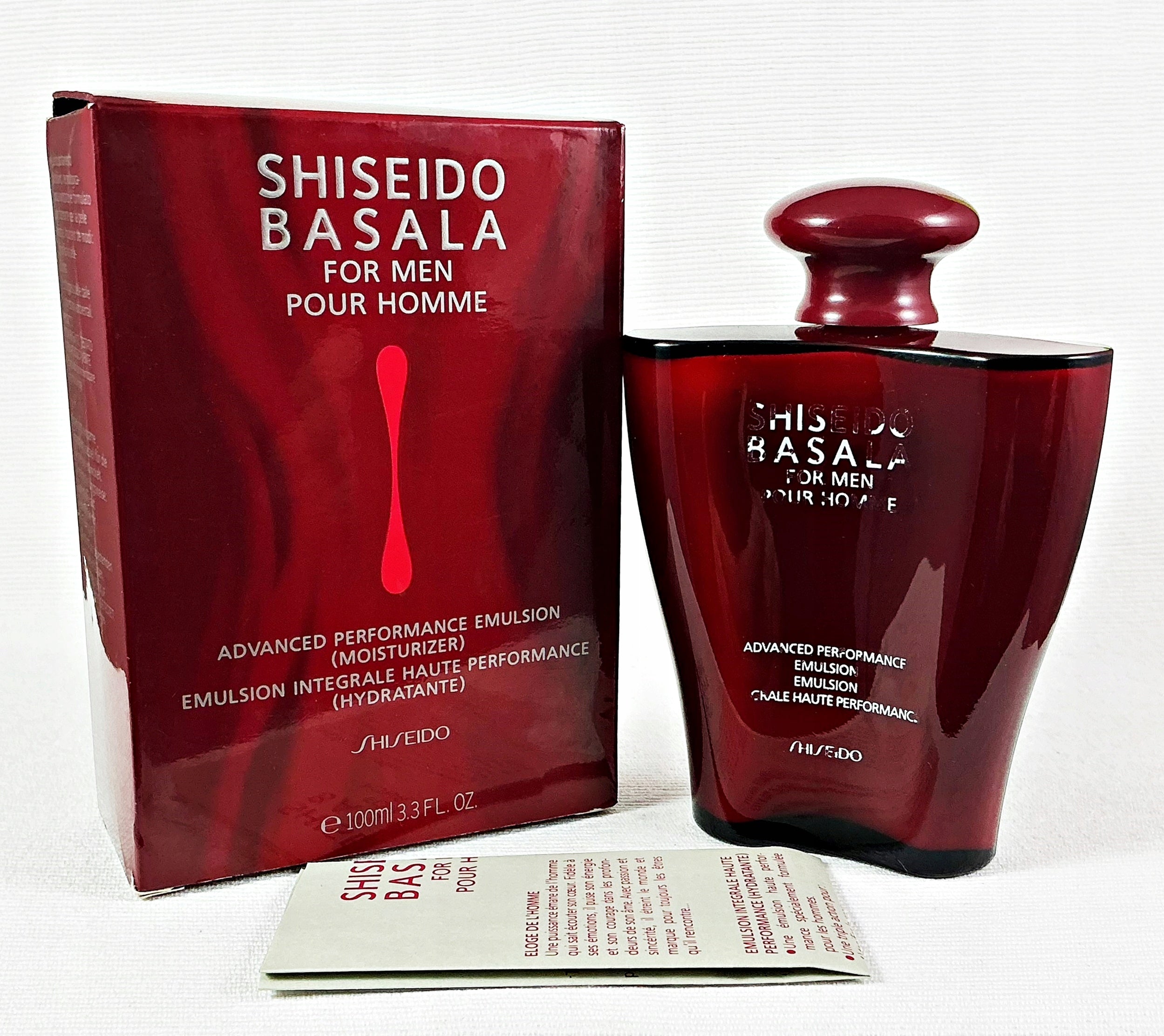 SHISEIDO BASALA FOR MEN 100ML AFTER SHAVE EMULSION AFTER SHAVE Packaging status original