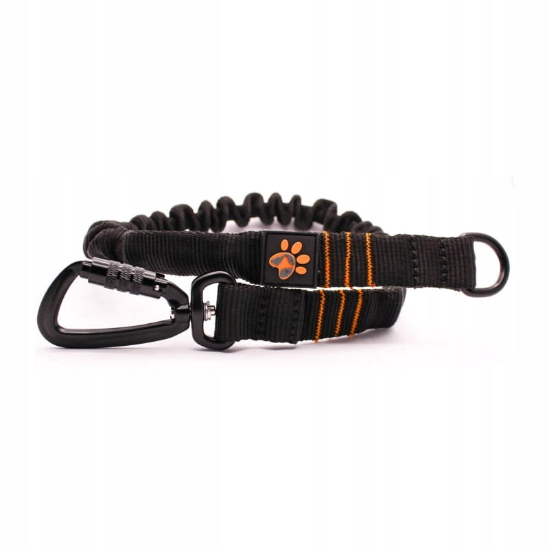 SHOCK ABSORBER FOR DOG LEASH LARGE LIGHT DURABLE JOQU BLACK Brand Joqu