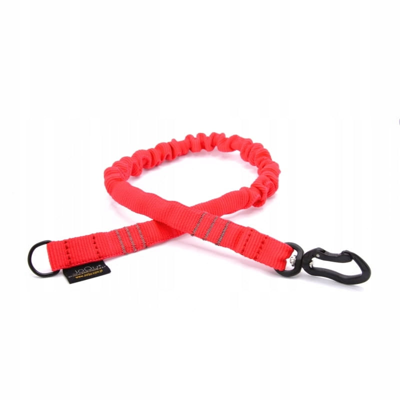 SHOCK ABSORBER FOR SMALL DOG LEASH LIGHT DURABLE JOQU RED S