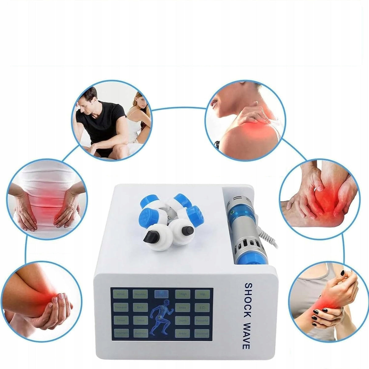 SHOCKWAVE Impact Wave Massager Professional Pain Therapy Rehabilitation Manufacturer code shokwave 2000